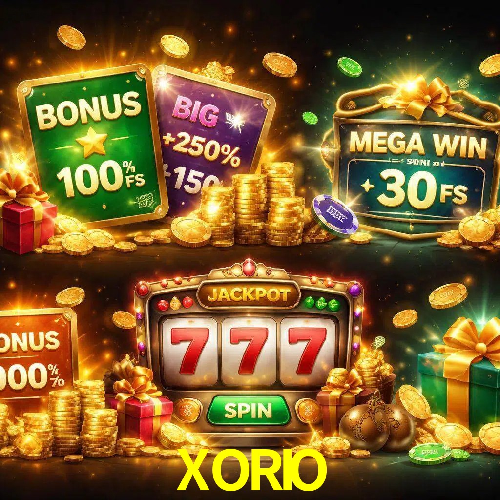 Tipos de bonos XORIO incluyendo recompensas de bienvenida y promociones continuas